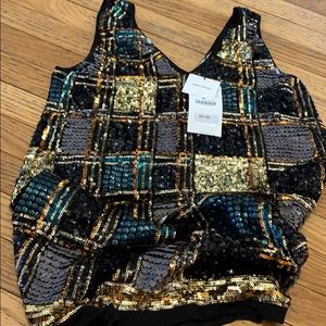 Sequined sleeveless dress!